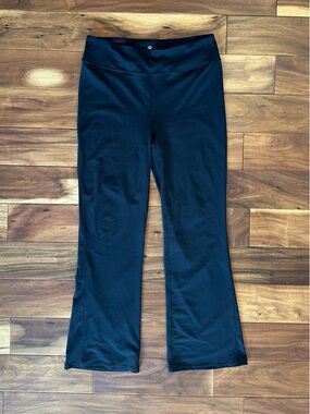 GAIAM Black Flared Yoga Pants Size XL